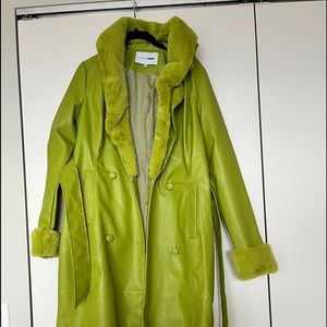 Lime Fashion nova coat small size brand new